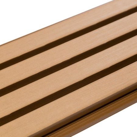 Фасадная доска Ecodecking Техно реечная 200х26х3000 Бронза