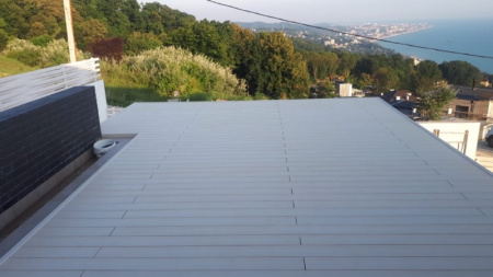 Террасная доска Экодекинг Титан 140х25x3000 Антрацит