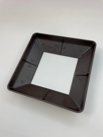 Юбка столба заборного Экодекинг Техно 120х120 Шоколад