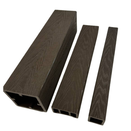 Поручень ограждений Экодекинг Техно 3D 90x45х3000 Шоколад