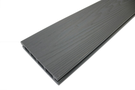 Террасная доска Ecodecking Титан 3D 140х25x4000 Серый