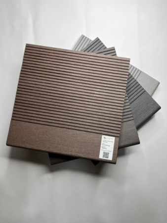 Ступень Экодекинг Некст полнотелая 343х22х4000 Серая