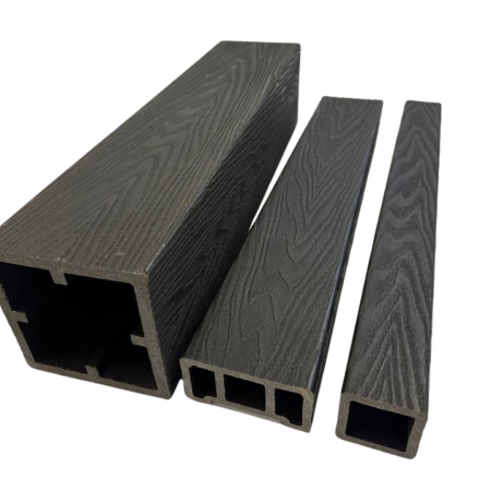 Поручень ограждений Экодекинг Техно 3D 90x45х3000 Шоколад