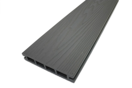 Террасная доска Ecodecking Титан 3D 140х25x4000 Серый