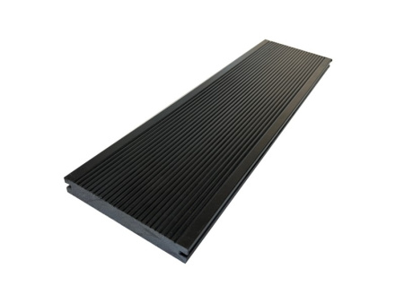 Террасная доска Ecodecking Экстра 3D полнотелая 140х20x4000 Графит
