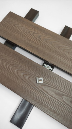 Террасная доска Ecodecking Комфорт 3D 143х23x4000 Шоколад