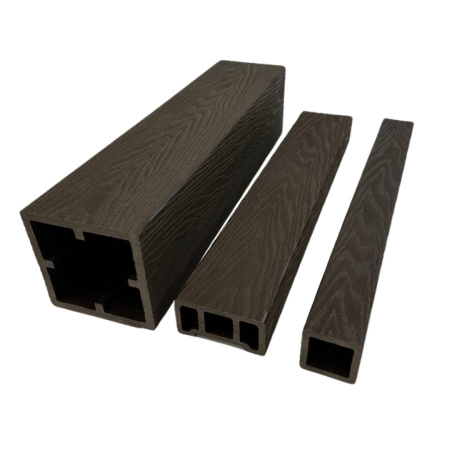 Поручень ограждений Экодекинг Техно 3D 90x45х3000 Шоколад