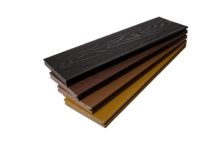 Террасная доска Ecodecking Экстра 3D полнотелая 140х20x4000 Графит