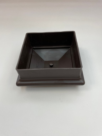 Крышка столба заборного Ecodecking Техно 120х120 Шоколад