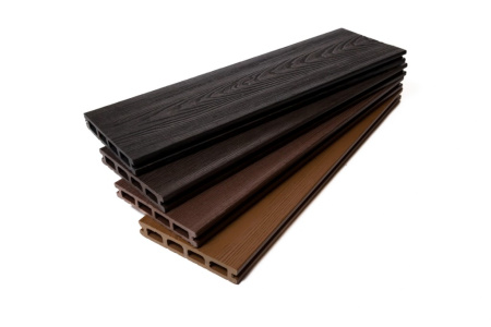 Террасная доска Ecodecking Комфорт 3D 143х23x4000 Шоколад