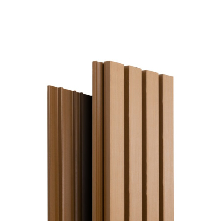 Фасадная доска Ecodecking Техно реечная 200х26х3000 Бронза