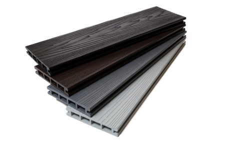 Террасная доска Ecodecking Титан 3D 140х25x4000 Серый